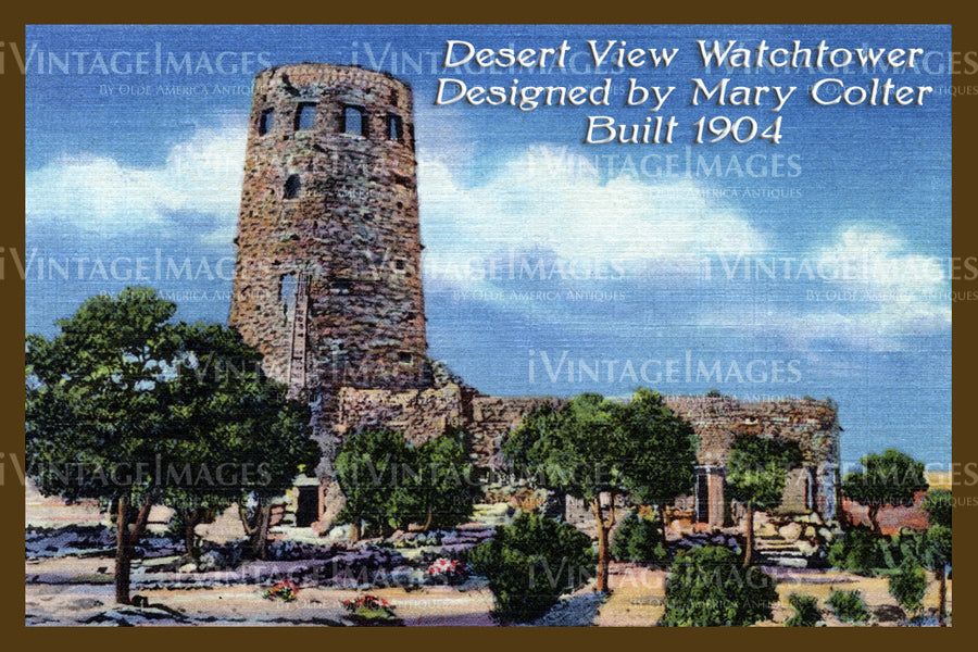Grand Canyon Postcard 1935 - 60