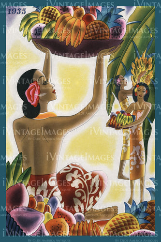 Hawaii Menu Cover 1935 - 21