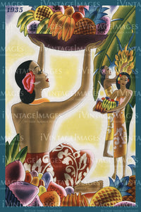 Hawaii Menu Cover 1935 - 21