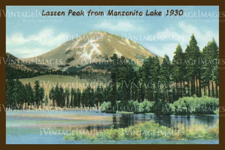 Lassen Postcard 1930 - 2