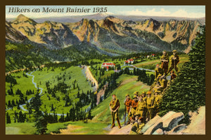 Mount Rainier Postcard 1935 - 6