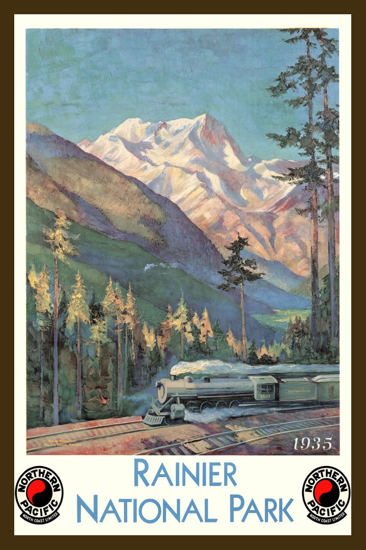 Mount Rainier Poster 1935 - 9