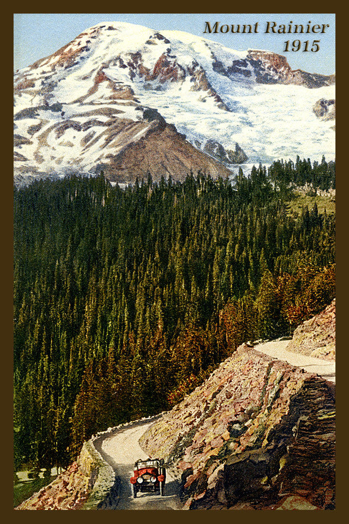 Mount Rainier Postcard 1915 - 12