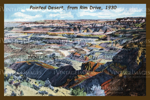 Painted Desert Postcard 1930 - 04