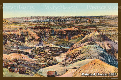 Painted Desert Postcard 1925 - 06