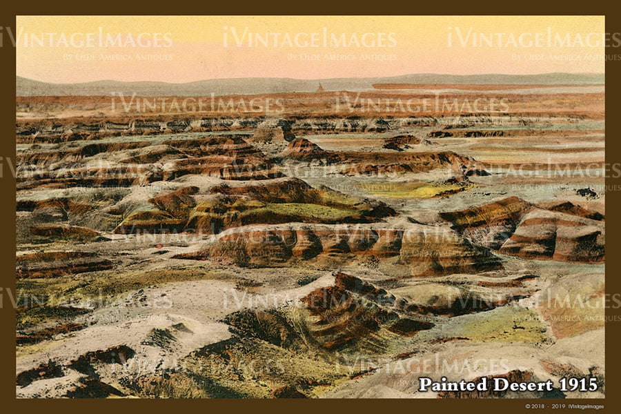 Painted Desert Postcard 1915 - 09