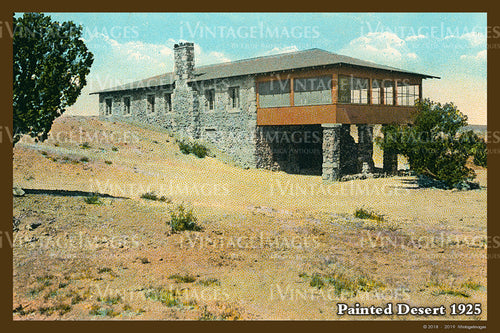 Painted Desert Postcard 1925 - 10