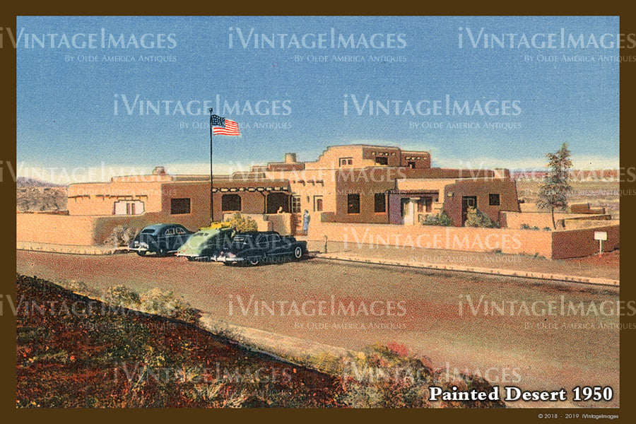 Painted Desert Postcard 1935 - 11