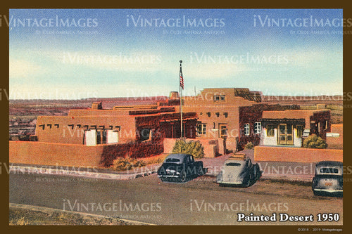 Painted Desert Postcard 1935 - 12