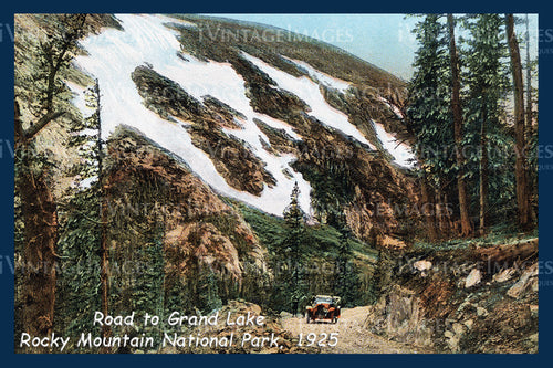 Rocky Mountain Postcard 1925 - 4