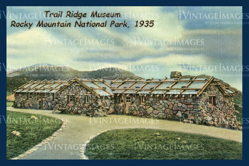 Rocky Mountain Postcard 1935 - 6
