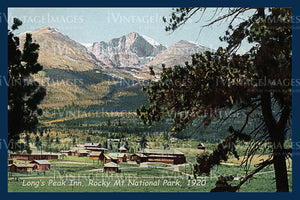 Rocky Mountain Postcard 1920 - 12