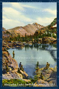 Rocky Mountain Postcard 1935 - 16