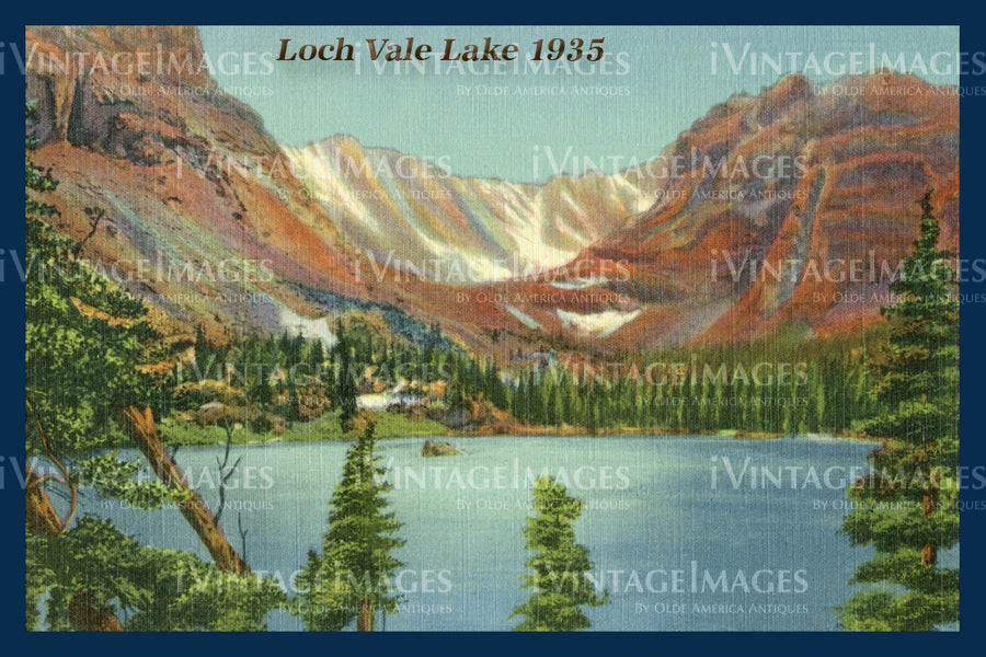 Rocky Mountain Postcard 1935 - 20
