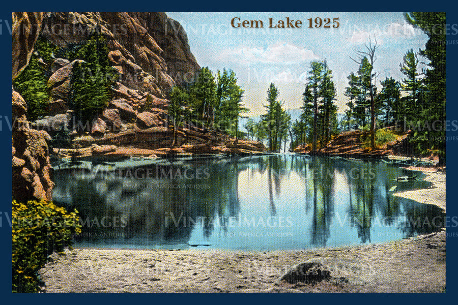 Rocky Mountain Postcard 1925 - 24