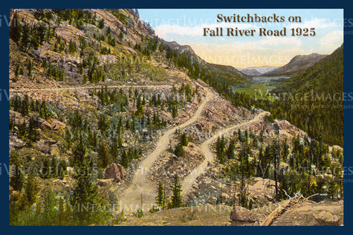 Rocky Mountain Postcard 1925 - 26