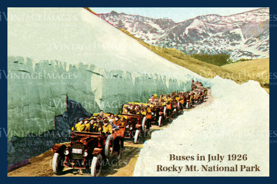 Rocky Mountain Postcard 1926 - 28