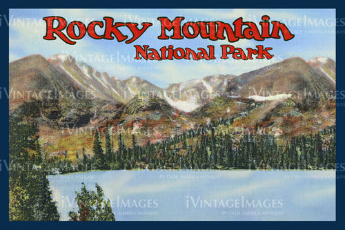 Rocky Mountain Postcard 1935 - 29