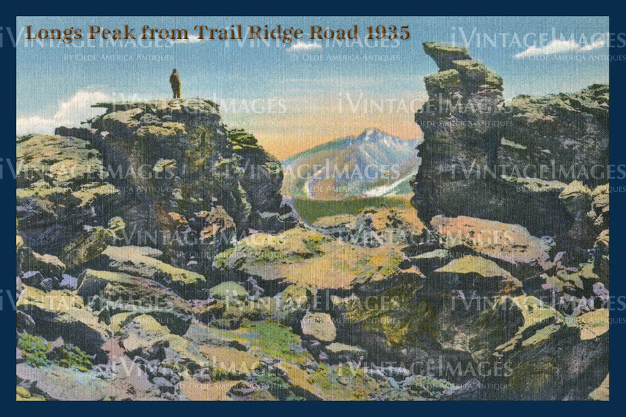 Rocky Mountain Postcard 1935 - 32