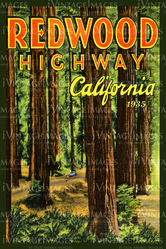 Redwood Postcard 1935 - 13