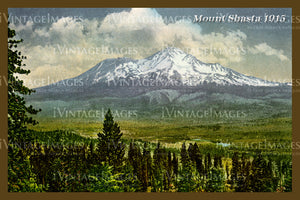 Mount Shasta Postcard 1915 - 04
