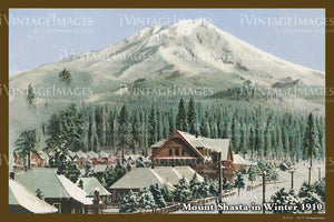 Mount Shasta Postcard 1910 - 06
