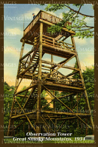 Great Smoky Mountains Postcard 1934 - 03