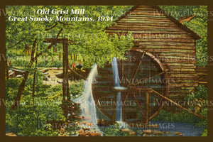 Great Smoky Mountains Postcard 1934 - 07
