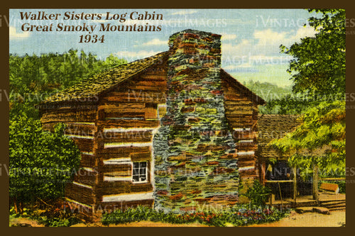 Great Smoky Mountains Postcard 1934 - 08