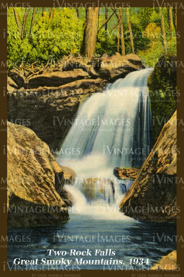 Great Smoky Mountains Postcard 1934 - 10