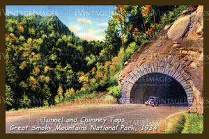 Great Smoky Mountains Postcard 1934 - 16