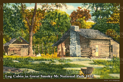 Great Smoky Mountains Postcard 1930 - 26