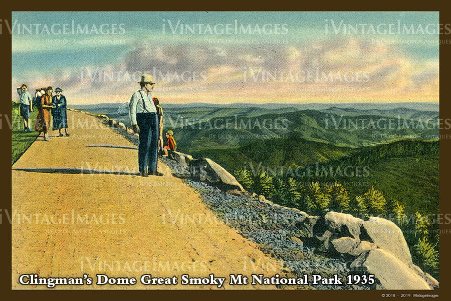 Great Smoky Mountains Postcard 1930 - 27