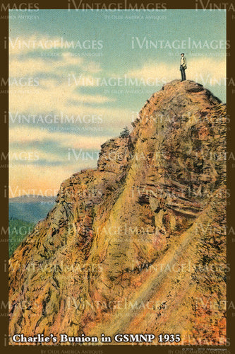 Great Smoky Mountains Postcard 1930 - 28
