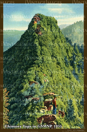 Great Smoky Mountains Postcard 1930 - 29