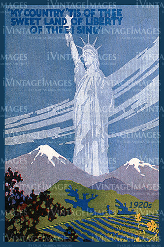 Statue of Liberty Print 1920 - 02