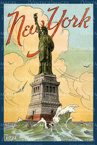 Statue of Liberty Print 1924 - 03
