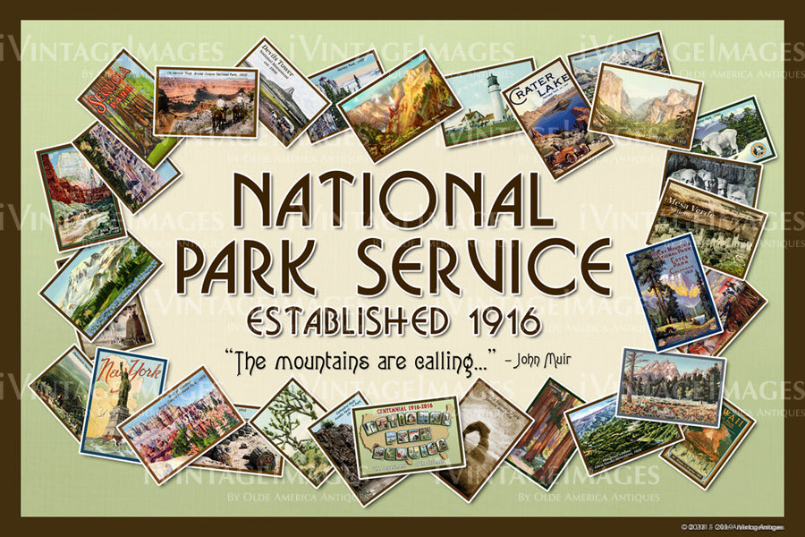 National Park Service Wreath - 003