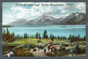 Grand Teton Postcard 1910 - 3