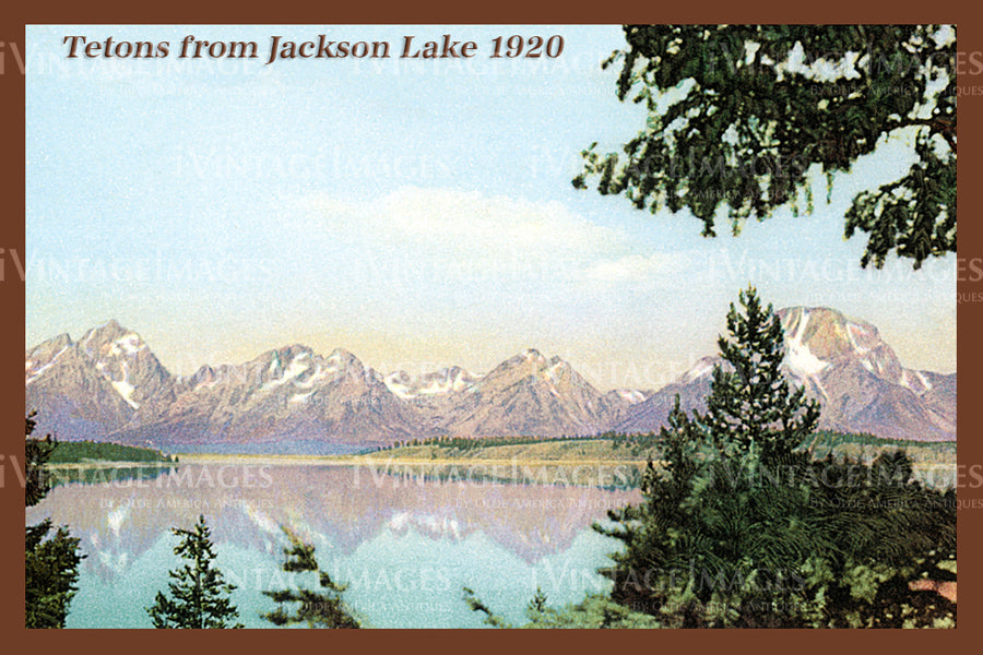 Grand Teton Postcard 1920 - 10