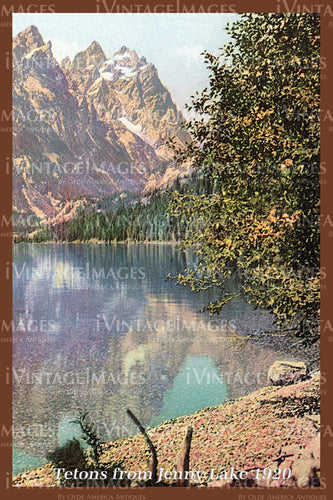 Grand Teton Postcard 1920 - 11