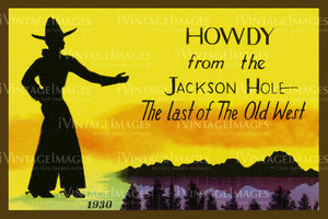 Jackson Hole Postcard 1930 - 22