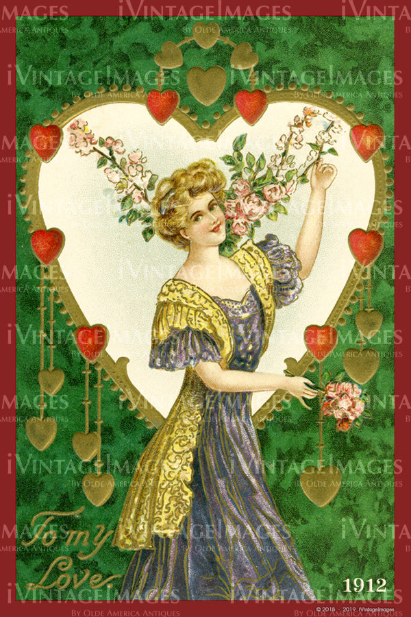 Victorian Valentine 1912- 50