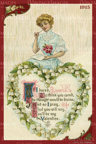 Victorian Valentine 1915- 51