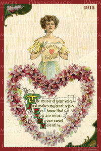 Victorian Valentine 1915- 52