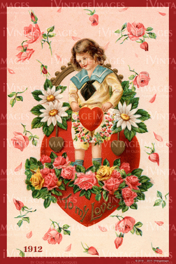 Victorian Valentine 1912- 56