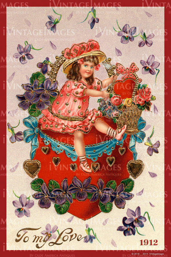 Victorian Valentine 1912- 57