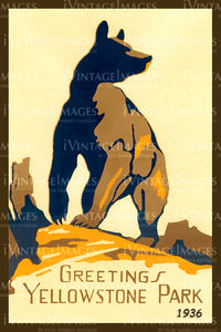 Yellowstone Serigraph 1936 - 6