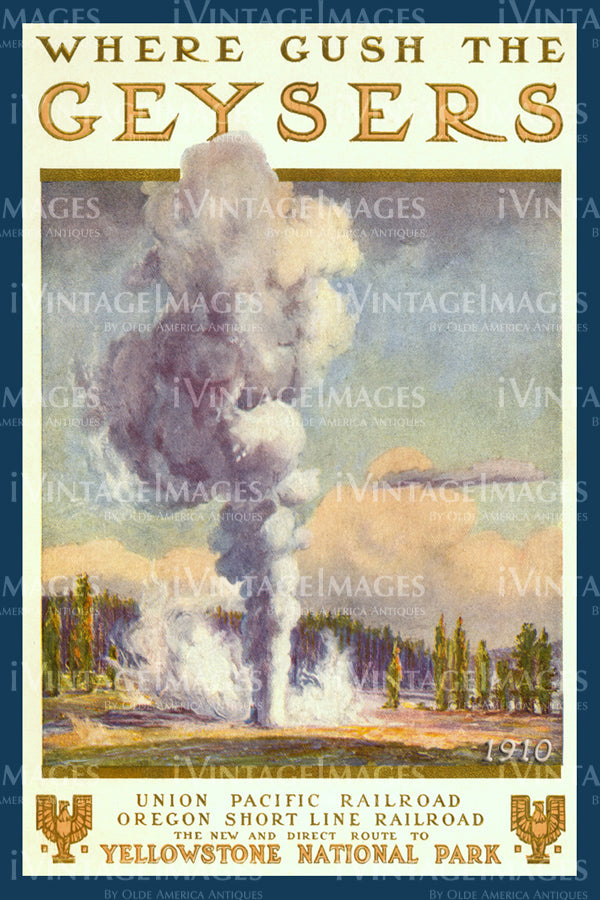 Yellowstone Poster 1910 - 15