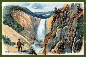Yellowstone Trade Card 1890 - 34